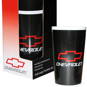 4-Pack Chevrolet Tumbler, Black